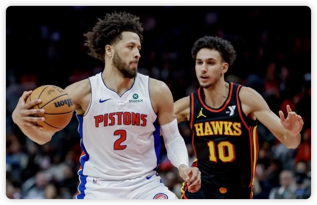 坎寧安38+12吹楊38分 比斯利24+7活塞險勝老鷹